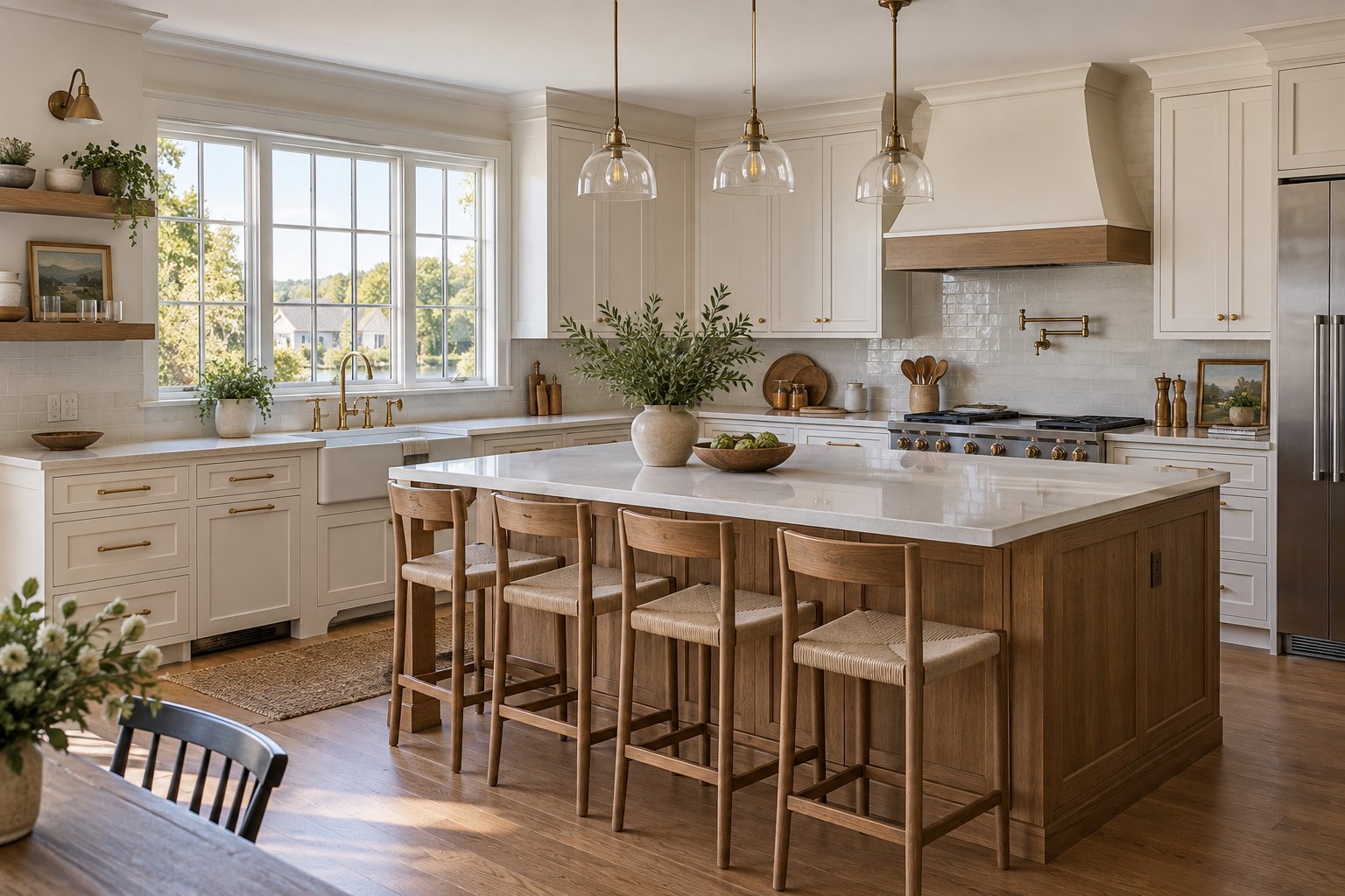 AI-generated kitchen design inspiration for home improvements